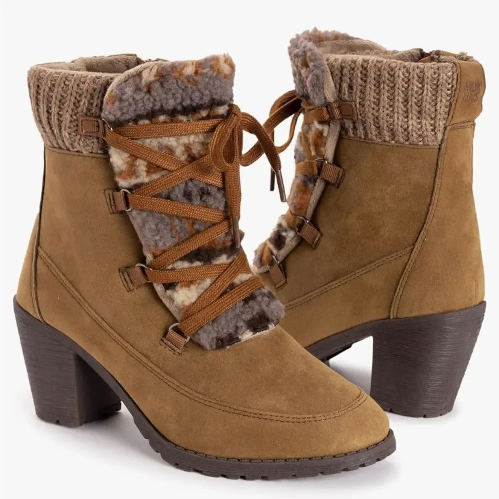 New Muk Luks Women’s Lacy Lilah Boots Sz 6